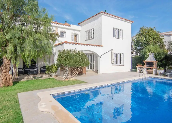 Alquiler En La Playa De 10 Personas Con Ac, Parking Y Wifi Villa